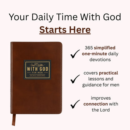 One Minute With God - 365 Days of Daily Bible Prayer Journal